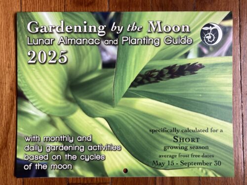 Gardening by the Moon 2025 Short Season Wall Calendar