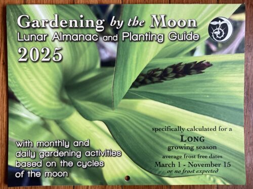 Gardening by the Moon 2025 Long Season Wall Calendar